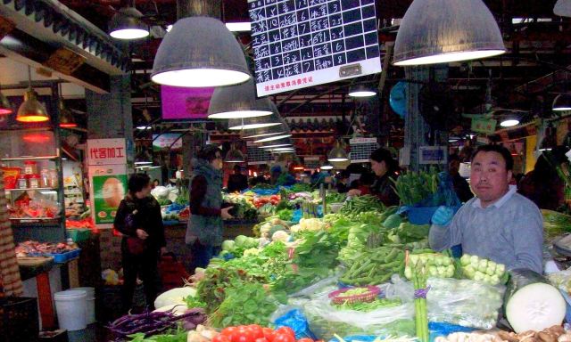 Brightly-lit produce stands up to the closest inspection.